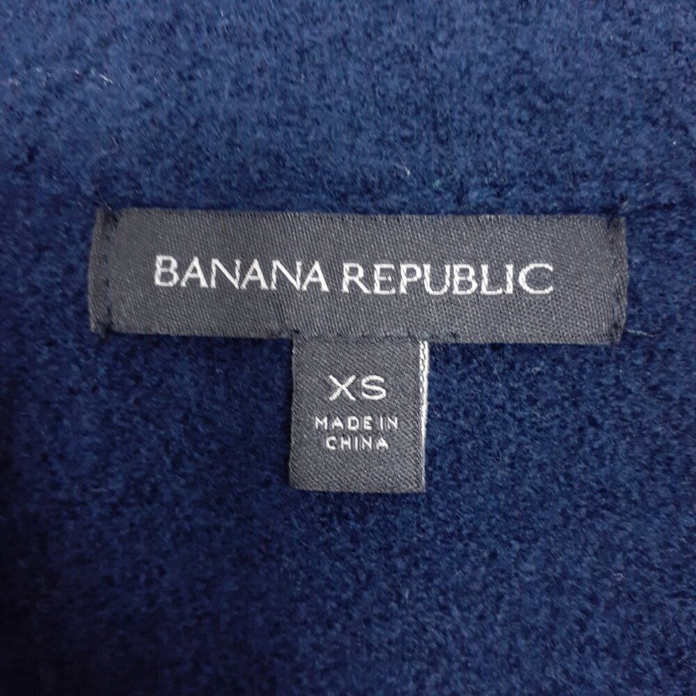 Banana Republic Womens Merino Wool Blend Cardigan Sweater XS Blue 867 - Picture 3 of 4